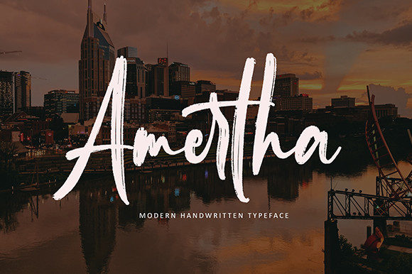 Amertha: A Strategic Guide to Brushed Script Typography