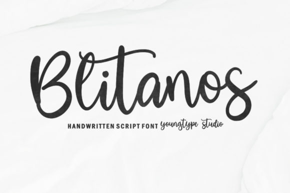 Blitanos: Capturing the Soul of Handwritten Typography in a Digital Age