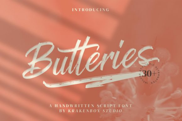 Butteries: Elevating Brand Identity with Elegant Script Typography
