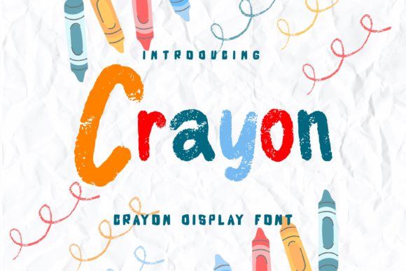 Crayon: A Brushed and Chic Display Font for Every Project