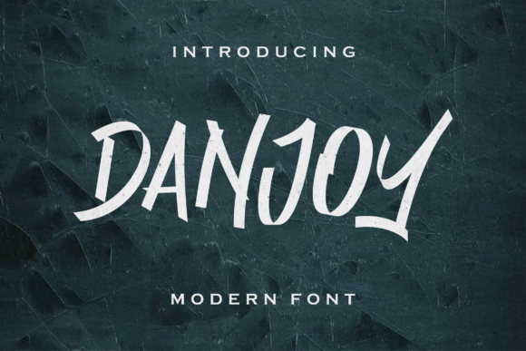 Danjoy: A Practical Evaluation of the Cool and Brushed Display Font