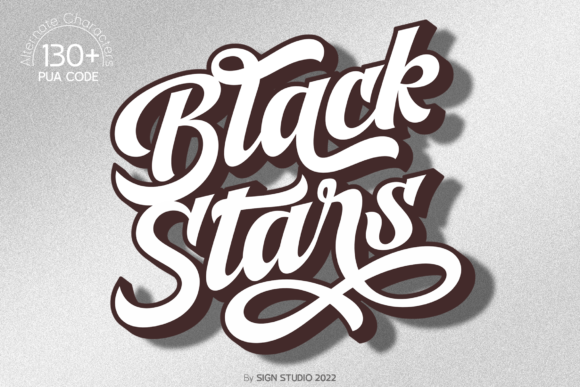 Evaluating Black Stars: A Practical Guide to a Retro Brushed Handwritten Font