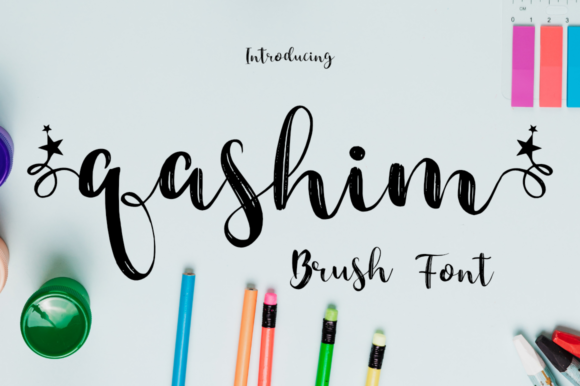 Evaluating Qashim: A Stylish Brushed Script Font