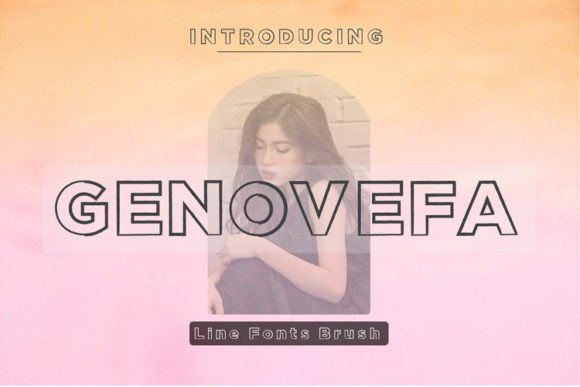 Genovefa: A Bold Typeface with Brushed Character