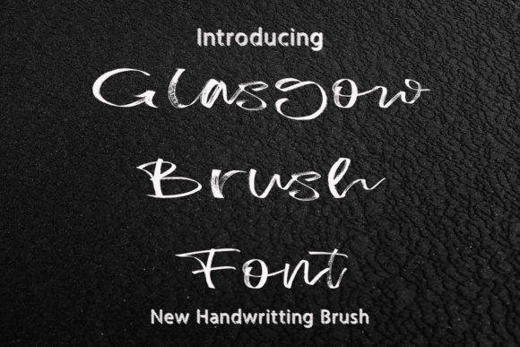 Glasgow Brush: The Fresh Handwritten Font You Need to Use Correctly