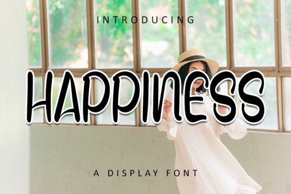 Happiness: A Playful and Chic Display Font for Modern Design