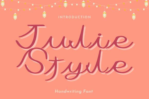 Julie Style: A Whimsical Handwritten Font for Creative Projects