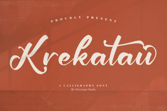 Krekatau: The Artistry of Paint Brushed Script Typography