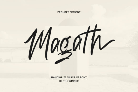 Magath: A Paint Brushed Script Font
