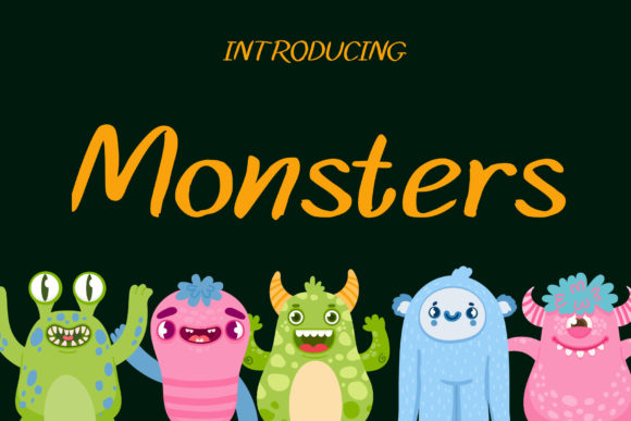 Monsters: A Handwritten Font That Brings Personality to Modern Design