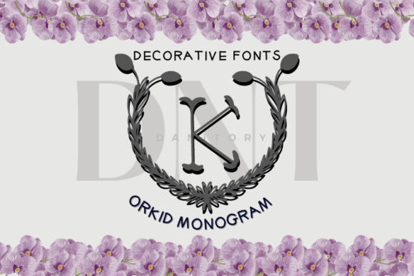 Orkid Monogram: A Decorative Typeface for Elegant Design