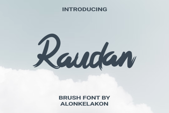 Raudan: A Flowing Brushed Script for Authentic Design