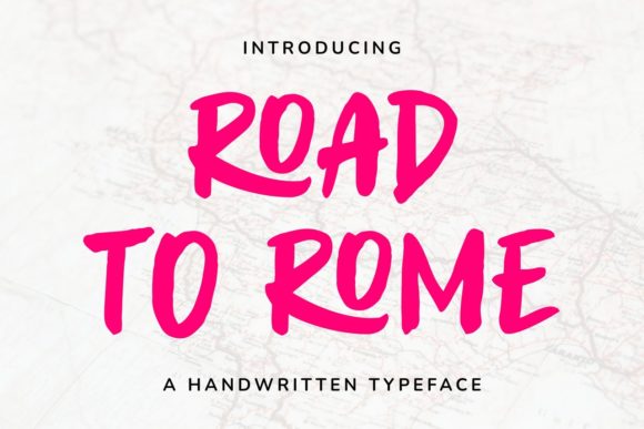 Road to Rome: A Relaxed Urban Handwritten Font