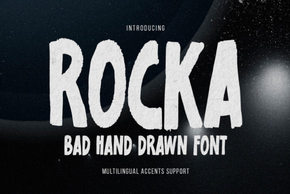 Rocka: A Brushed Display Font for Modern Impact