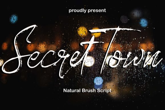 Secret Town: A Delicate Script for Modern Design