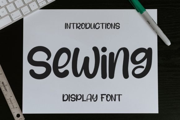 Sewing: A Brushed, Delicate, and Stylish Handwritten Font for Your Designs