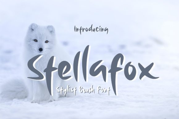 Stellafox: A Versatile Brushed Display Font for Modern Communication