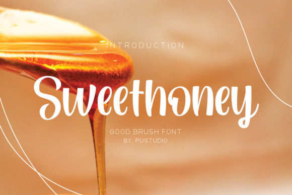 Sweethoney: A Paint Brushed Handwritten Font