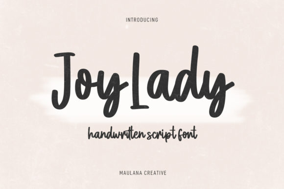 Unlocking Creative Potential with Joylady: The Paint Brushed Handwritten Font